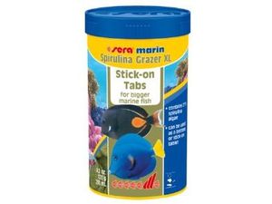 SERA MARINE (SALT WATER) SPIRULINA GRAZER XL NATURE 4.6OZ