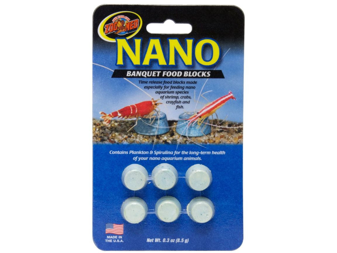Zoo Med Nano Banquet Food Blocks